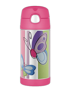 Dječja termosica sa slamkom - leptir