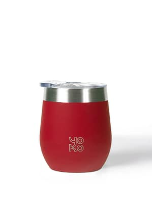 Izolirana šalica s poklopcem plava