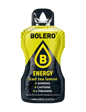 Bolero Energy Iced Tea Lemon7g