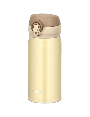 Mobilna termo šalica - kremasto zlatna