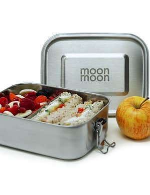 Stainless Steel Lunch Box | 0.8 Litre Leakproof Metal Bento